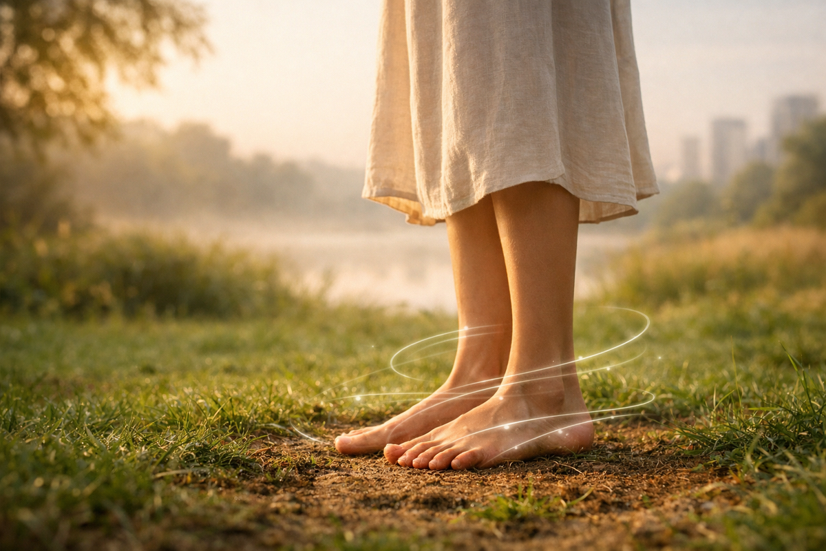Grounding: A Forgotten Earth Ritual for Modern Wellbeing – Anupam Holistic